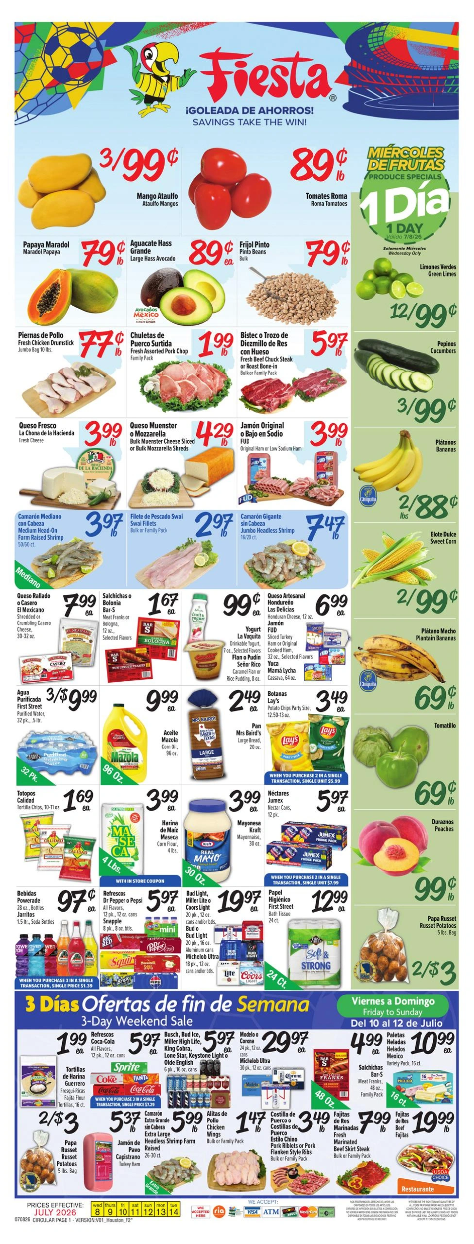 Fiesta Mart Weekly Ad Page 1