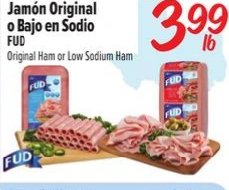 Jamón Original o Bajo en Sodio