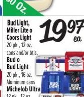 Bud Light, Miller Lite o Coors Light