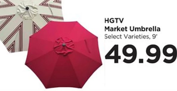 HGTV Market Umbrella