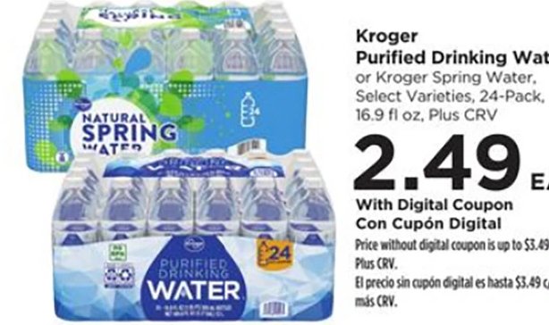 Kroger Purified Drinking Water