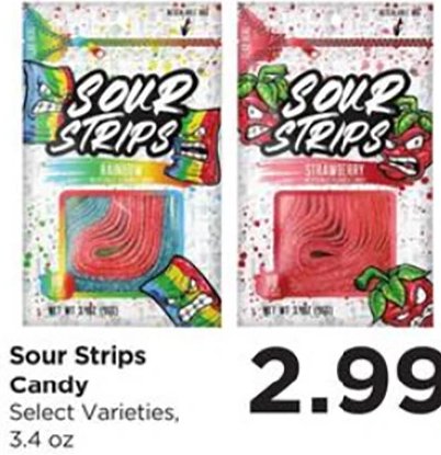 Sour Strips Candy