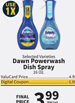 Dawn Powerwash Dish Spray