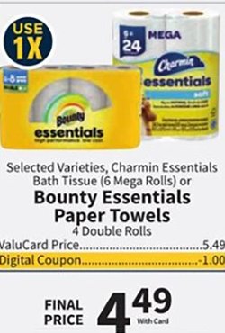 Bounty Essentials Paper Towels