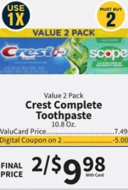 Crest Complete Toothpaste