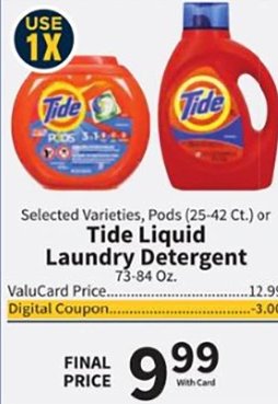 Tide Liquid Laundry Detergent
