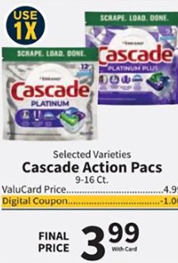Cascade Action Pacs