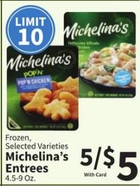 Selected Varieties Michelina's Entrees