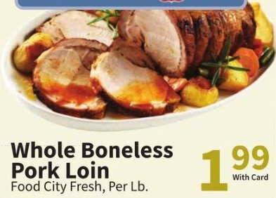 Whole Boneless Pork Loin
