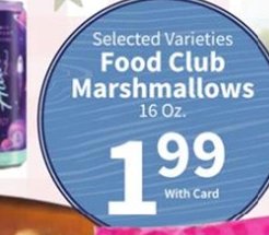 Selected Varieties Food Club Marshmallows