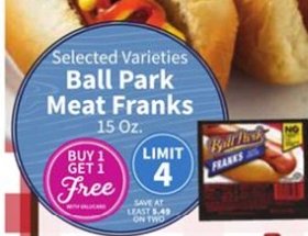 Selected Varieties Ball Park Meat Franks