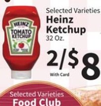 Selected Varieties Heinz Ketchup