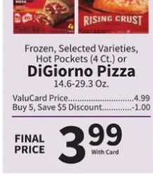 Frozen, Selected Varieties, Hot Pockets (4 Ct.) or DiGiorno Pizza
