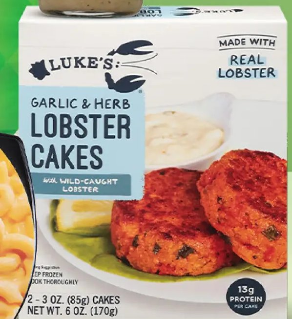 Luke's Garlic & Herb Lobster Cakes