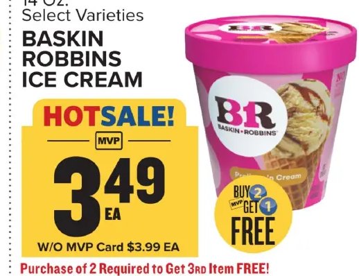 BASKIN ROBBINS ICE CREAM
