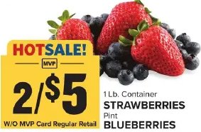 STRAWBERRIES BLUEBERRIES