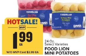 FOOD LION MINI POTATOES