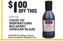 Taste of Inspirations Balsamic Vinegar Glaze