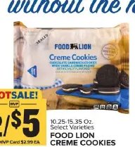 Food Lion Creme Cookies