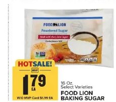 Food Lion Baking Sugar