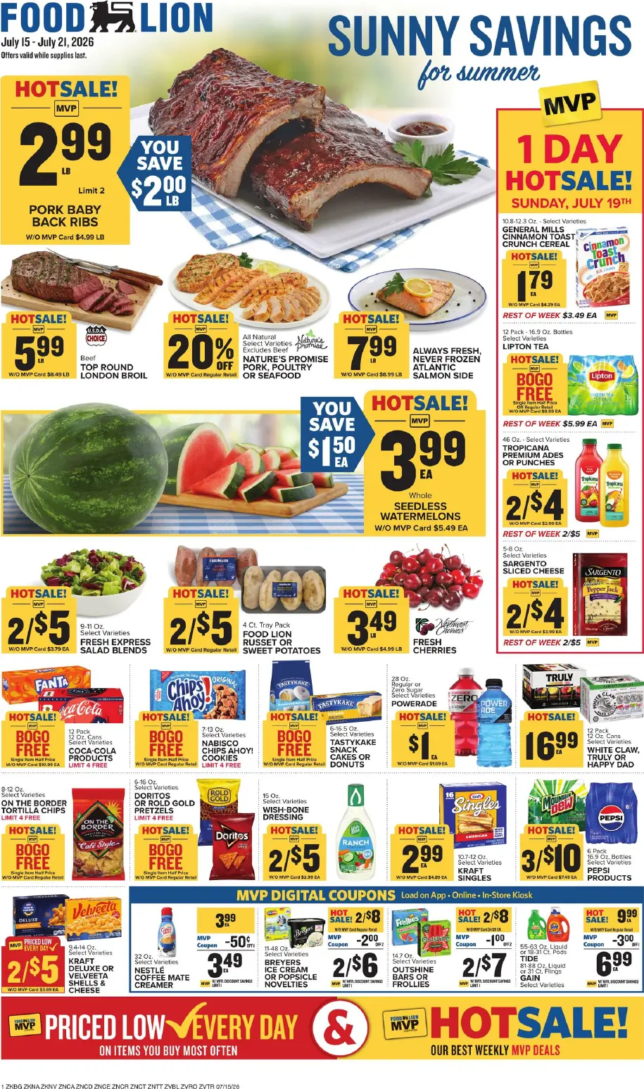 Food Lion Weekly Ad Page 1