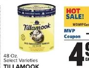 TILLAMOOK ICE CREAM
