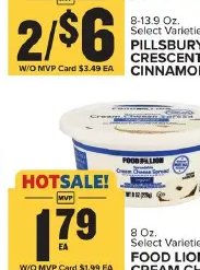 PILLSBURY CRESCENTS OR CINNAMON ROLLS