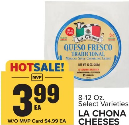 LA CHONA CHEESES