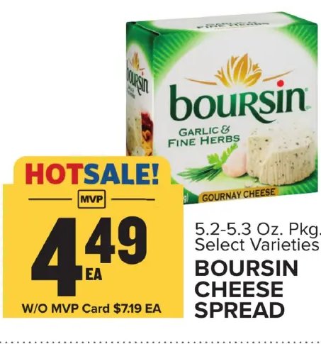 BOURSIN CHEESE SPREAD