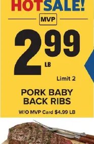 PORK BABY BACK RIBS