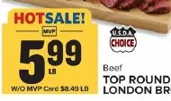 Beef TOP ROUND LONDON BROIL
