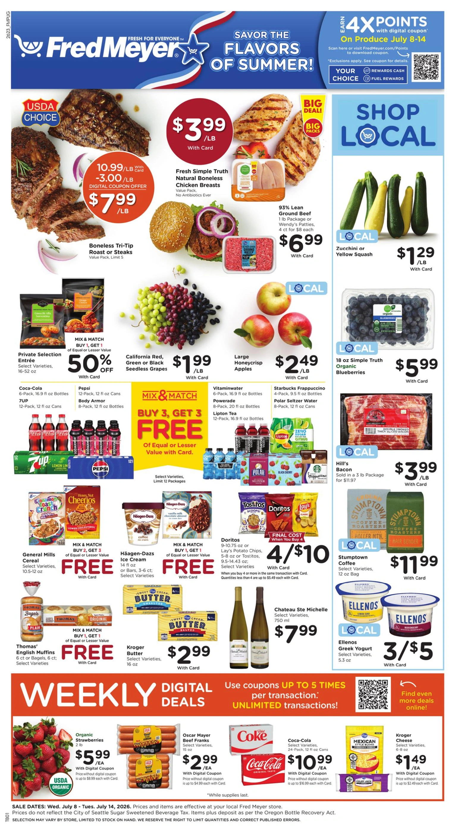 Fred Meyer Weekly Ad Page 1