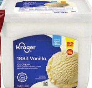 Kroger 1883 Vanilla ICE CREAM
