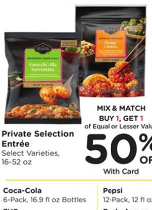 Private Selection Entrée