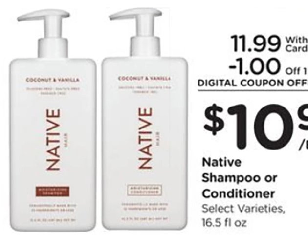 Native Shampoo or Conditioner