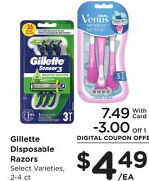 Gillette Disposable Razors