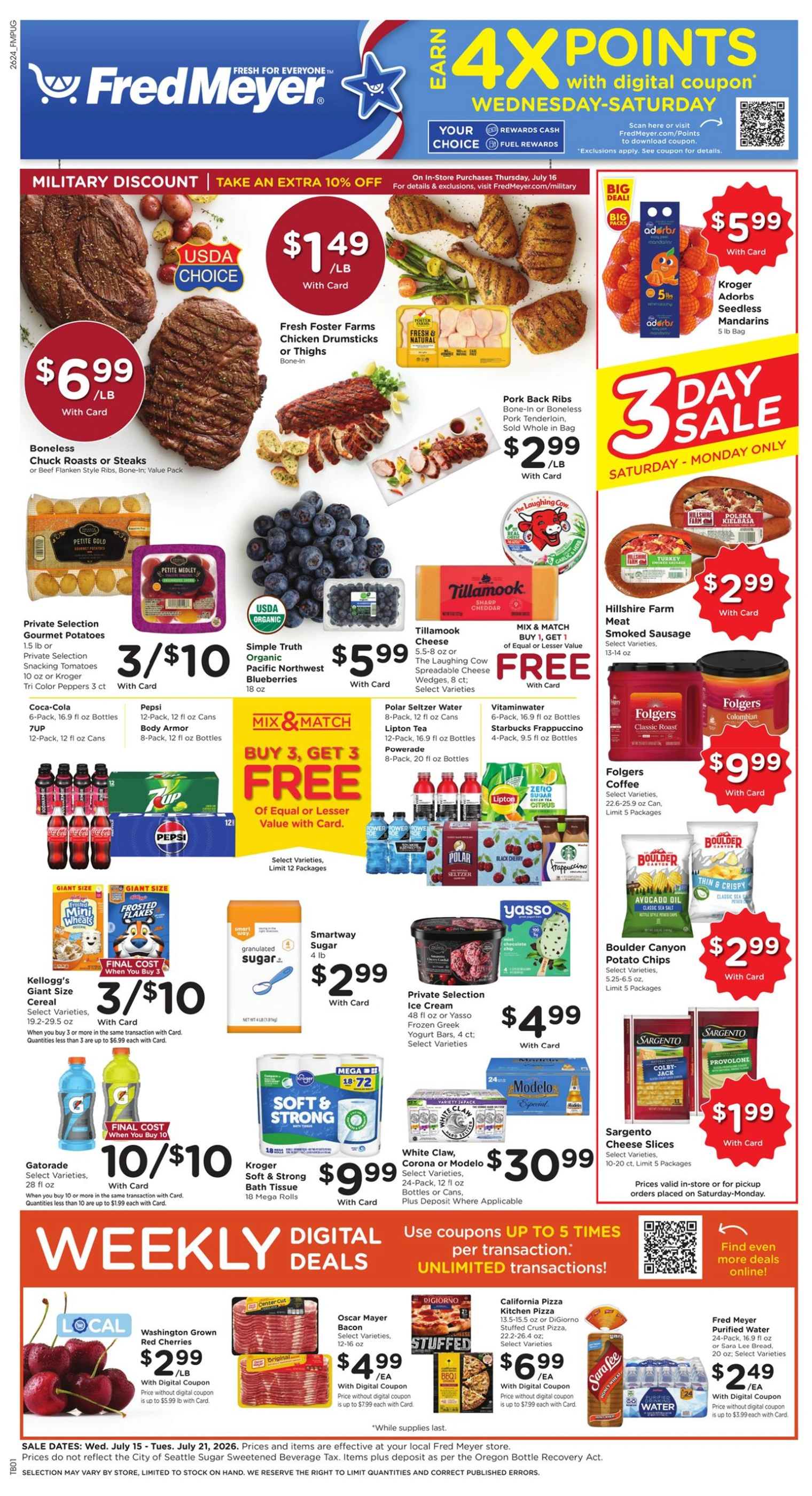 Fred Meyer Weekly Ad Page 1