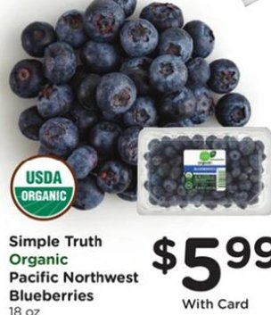 Simple Truth Organic Pacific Northwest Blueberries