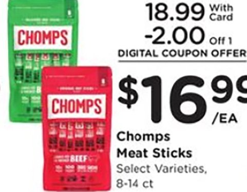 Chomps Meat Sticks