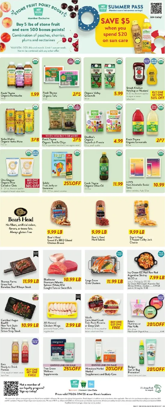 Fresh Thyme Weekly Ad Page 1