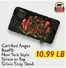 Certified Angus Beef® New York Style Sirloin or Top Sirloin Strip Steak