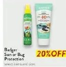 Badger Sun or Bug Protection