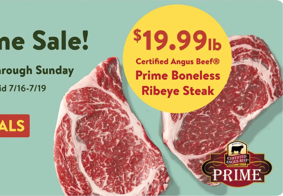 Prime Boneless Ribeye Steak