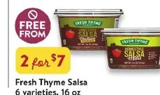 Fresh Thyme Salsa