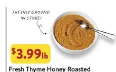 Fresh Thyme Honey Roasted Peanut Butter