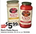 Rao's Pasta Sauce