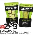 Oh Snap! Pickles