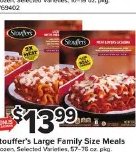 Stouffer's Large Family Size Meals