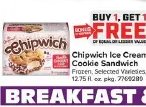 Chipwich Ice Cream Cookie Sandwich