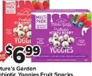 Nature's Garden Probiotic Yoggies Fruit Snacks